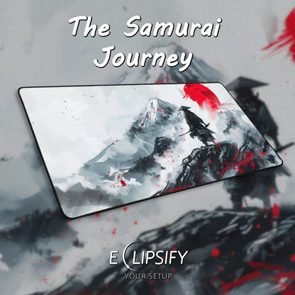 The Samurai Journey: Samurai Japanese Gaming Mouse Pad