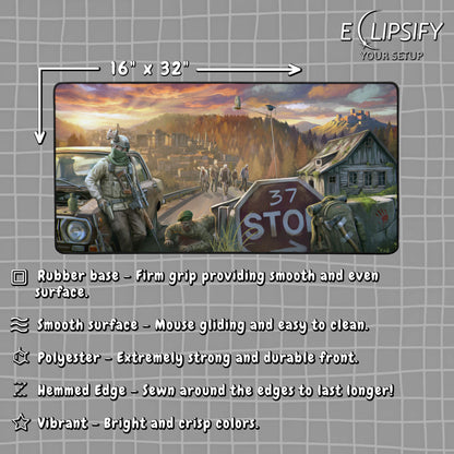 Scholar Cormier "Lone Wolf" Content Creator Collaboration Gaming Mouse Pad