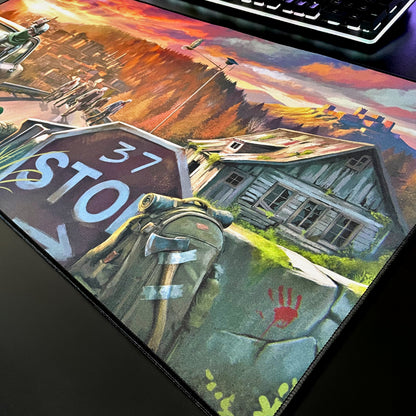 Scholar Cormier "Lone Wolf" Content Creator Collaboration Gaming Mouse Pad