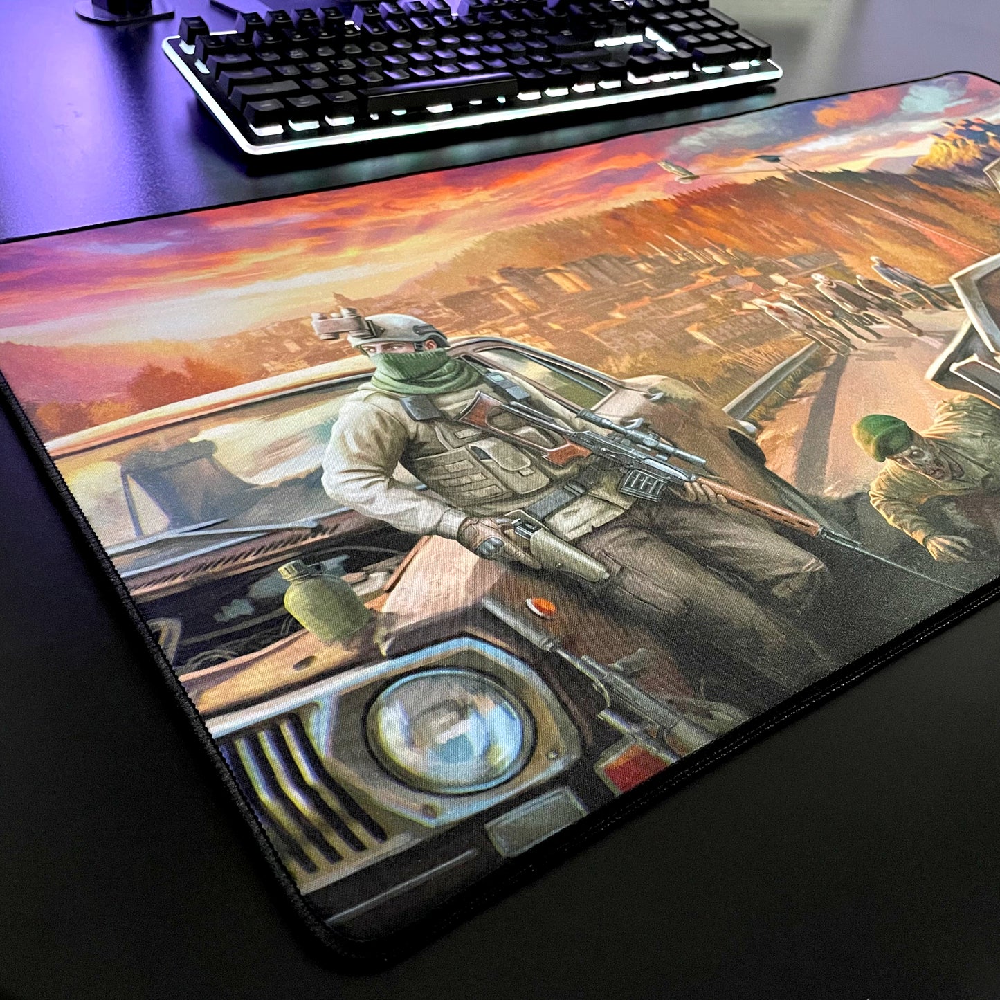 Scholar Cormier "Lone Wolf" Content Creator Collaboration Gaming Mouse Pad