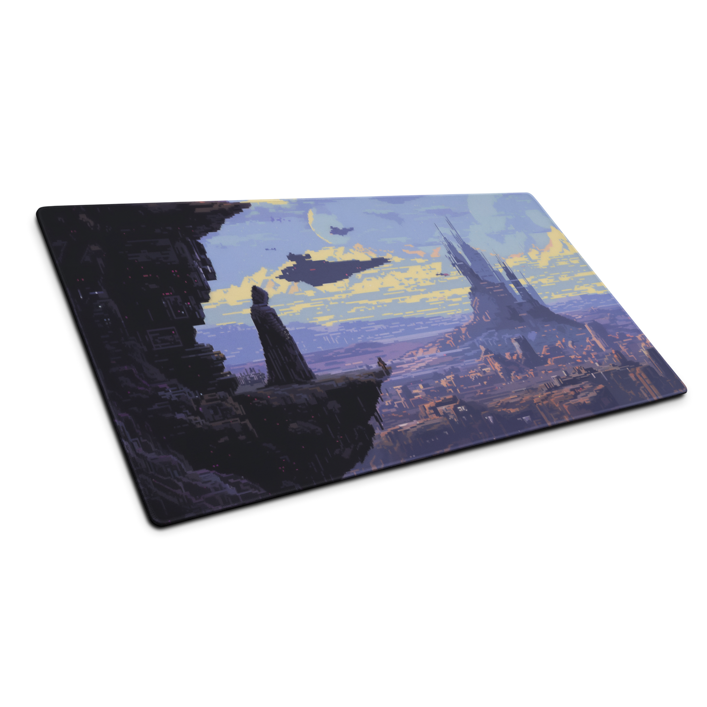 Space Wars: Pixel Art Mouse Pad