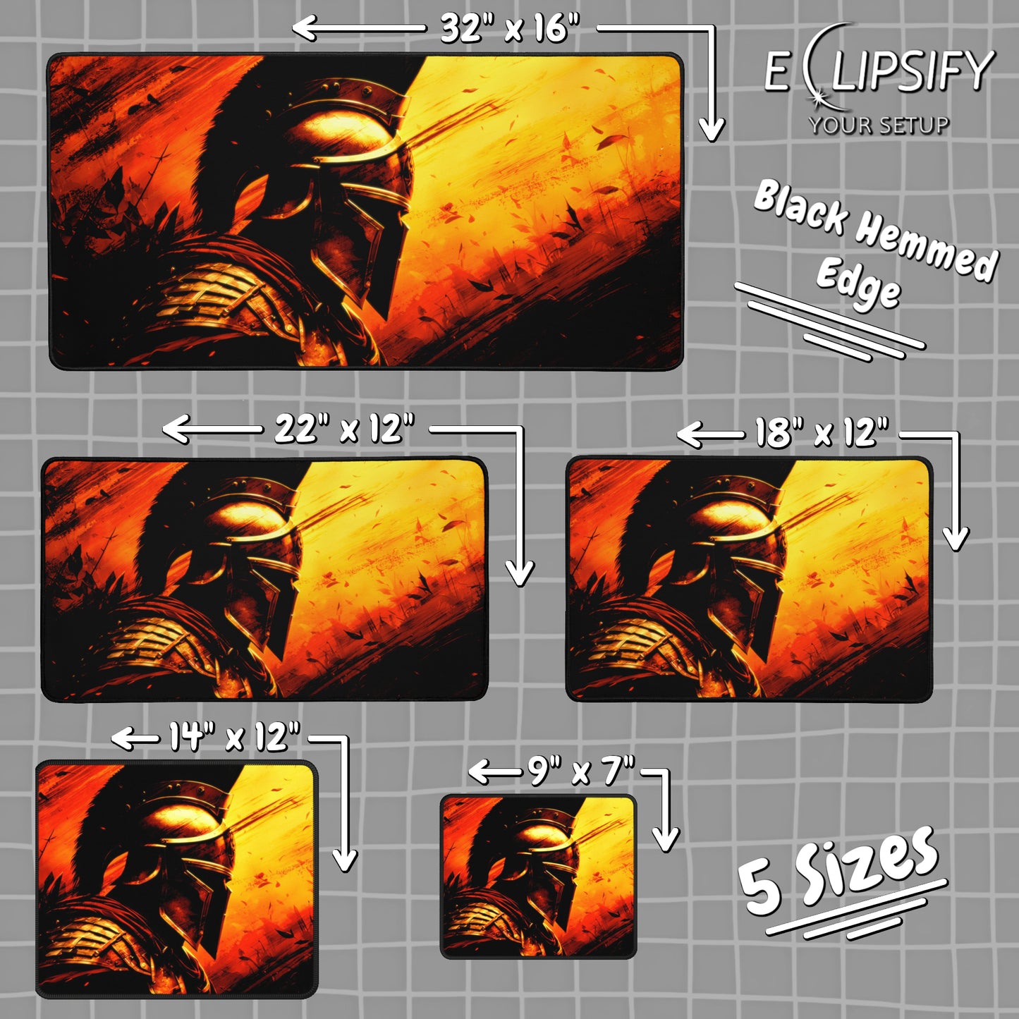 Sparta: Spartan Gaming Mouse Pad