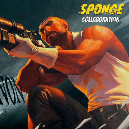 Sponge "Hit Cannon" Content Creator Collaboration Gaming Mouse Pad