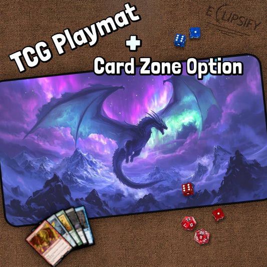 Frostfire Flight: Dragon TCG Playmat