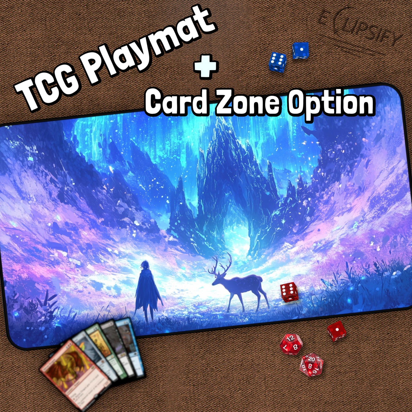 Fawnlight Realm: Magical TCG Playmat