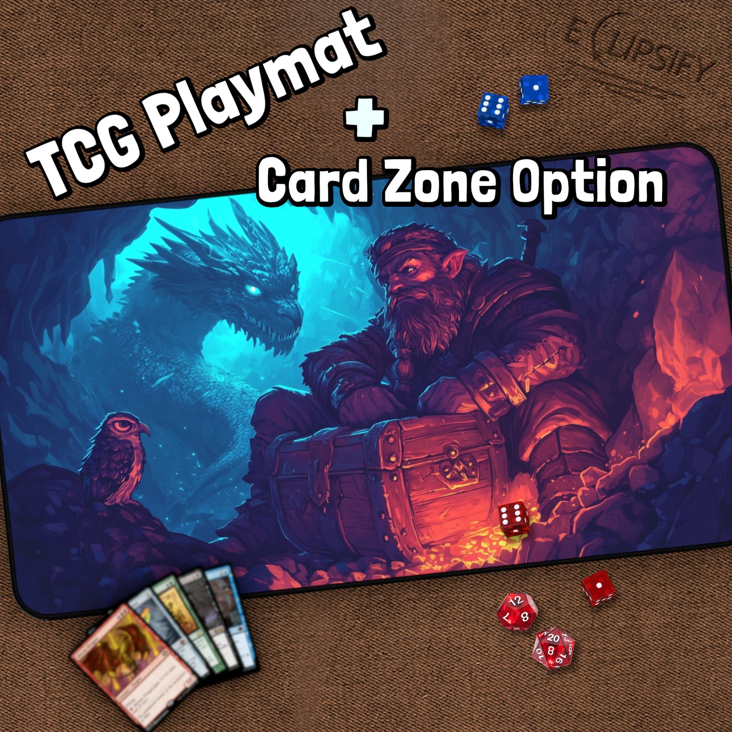 Molten Miners: Dwarf TCG Playmat