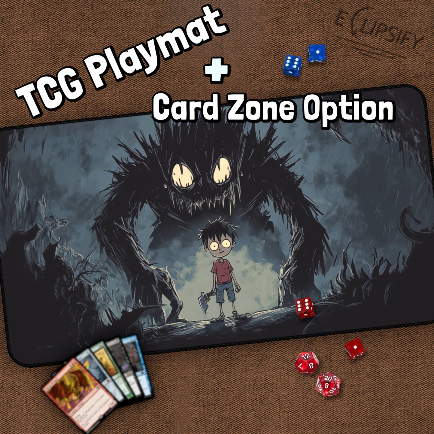 The Sleepless Starve: Monster TCG Playmat