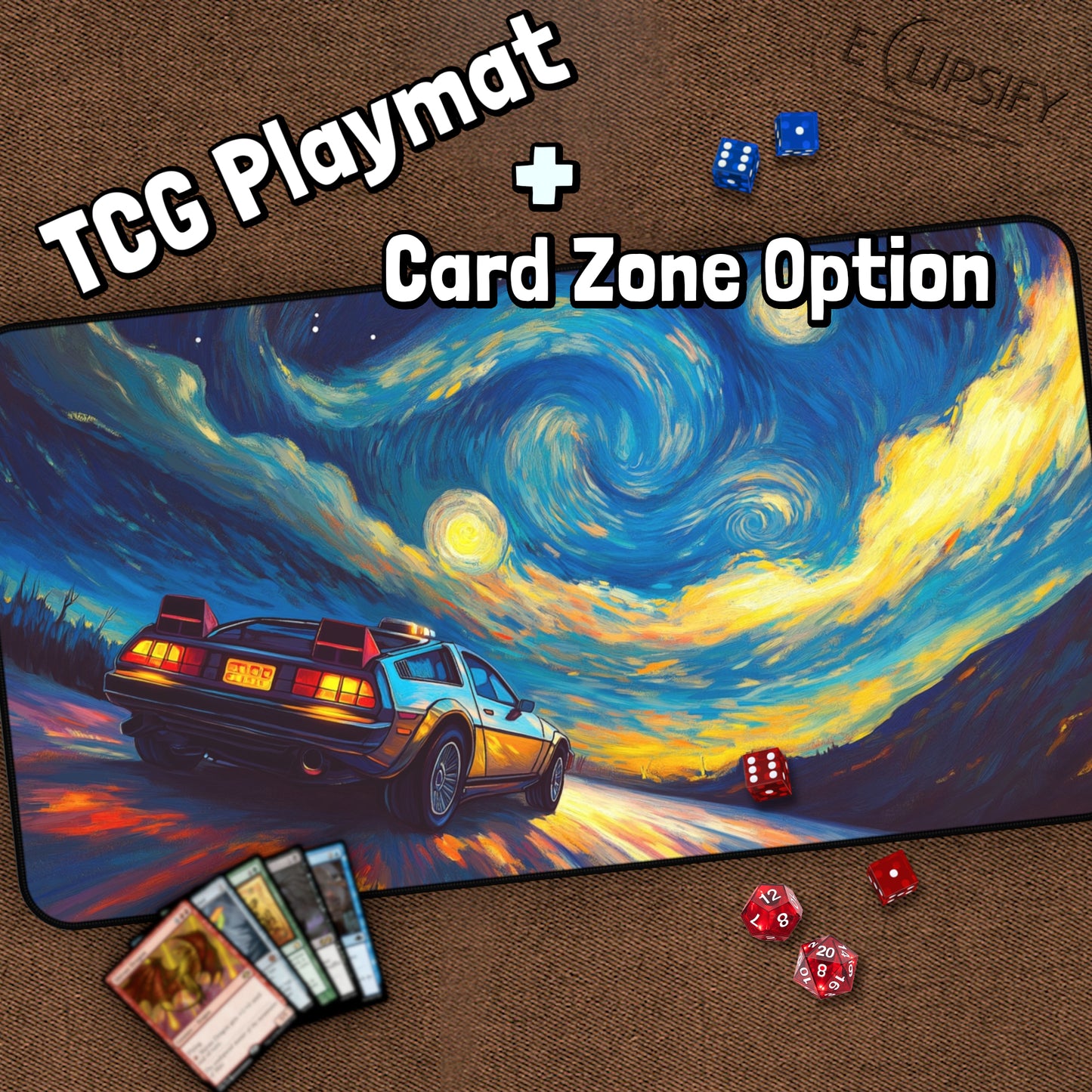 Back to the Delorean: TCG Playmat