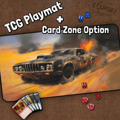 Mad Road: War Car TCG Playmat