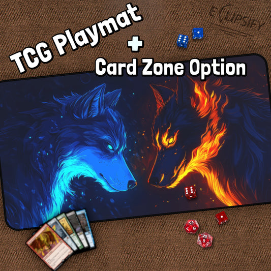 Arcane Howl: Anime Wolf TCG Playmat