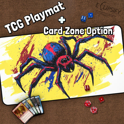 Radio Web: Spider TCG Playmat