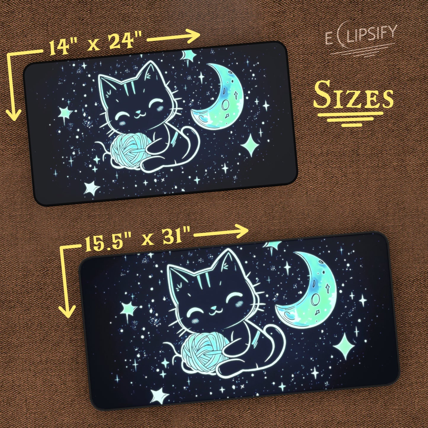 Stellar Stray: Cute Cat TCG Playmat