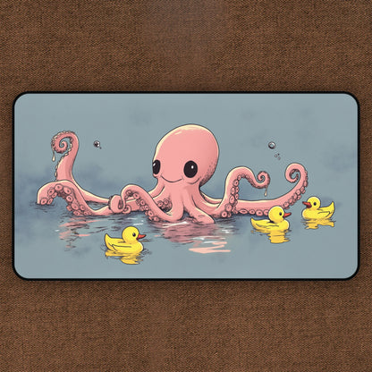 Paddles & Tentacles: Cute Duck & Octopus TCG Playmat