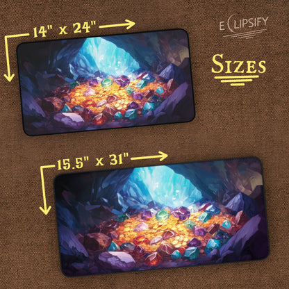 Treasure Hollow: Gems and Coins TCG Playmat