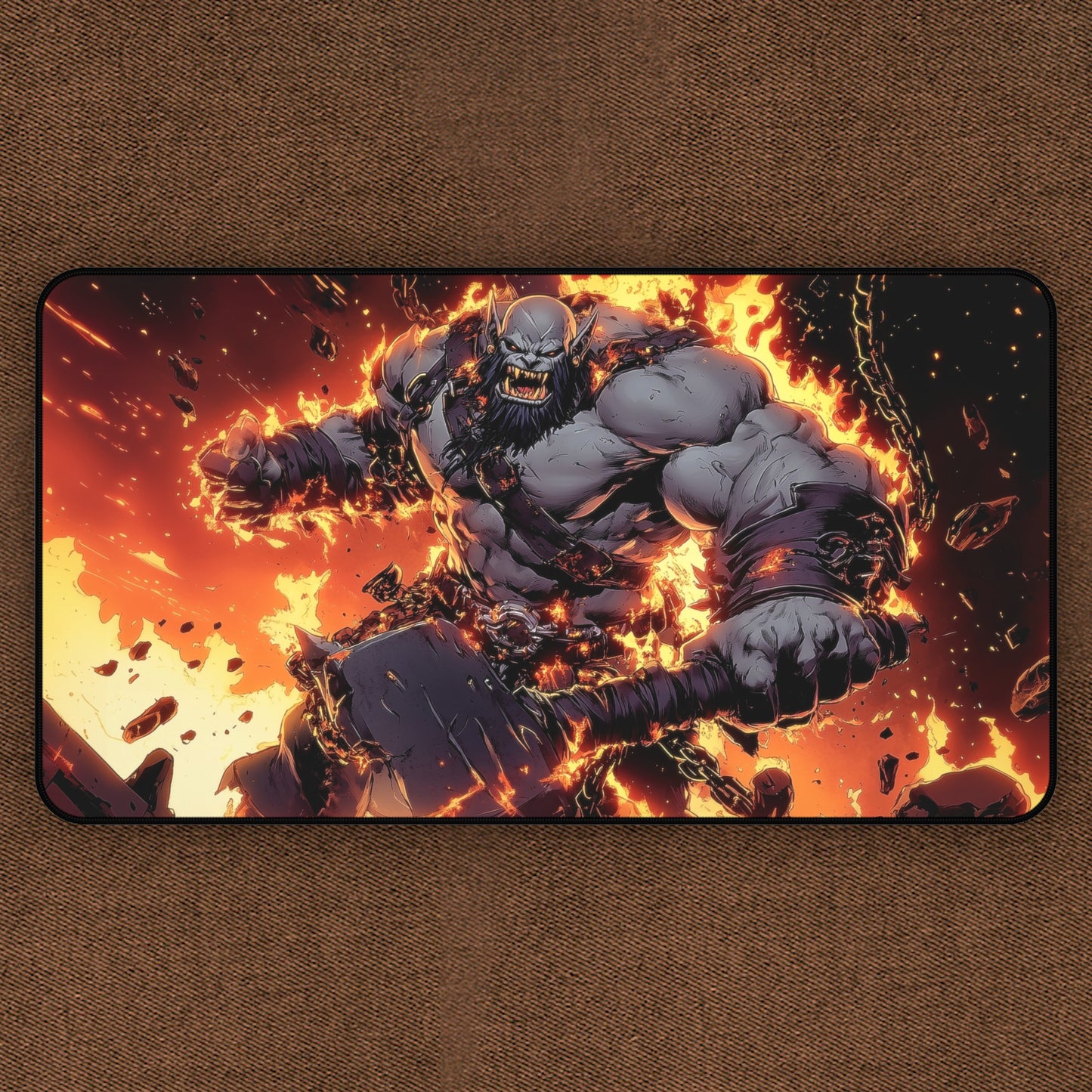 Hellfire Orc: TCG Playmat