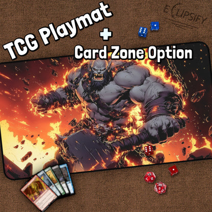 Hellfire Orc: TCG Playmat