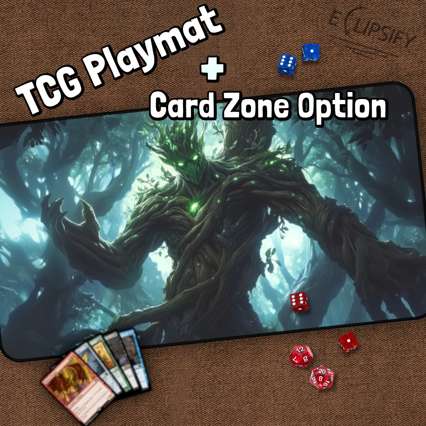 Oakheart Protector: Treant TCG Playmat