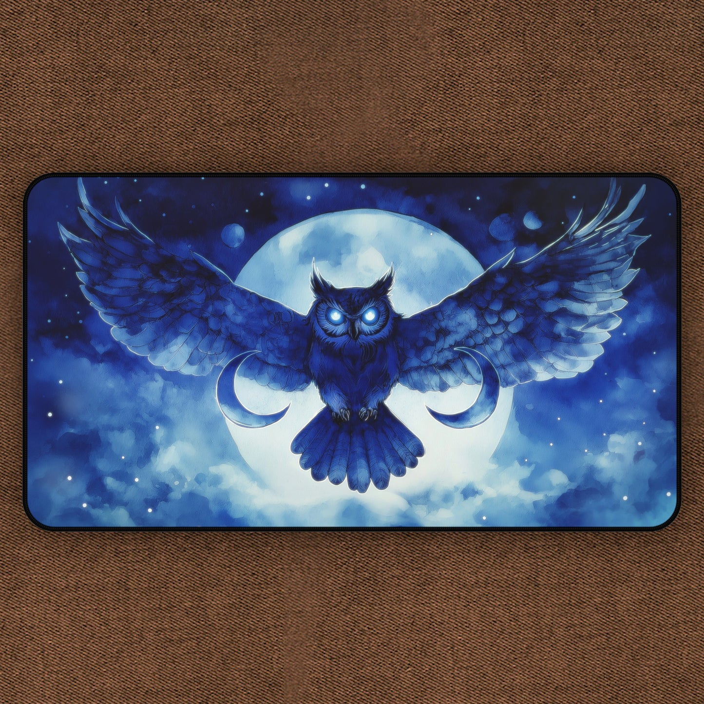 Owl of the Lunar Veil: TCG Playmat