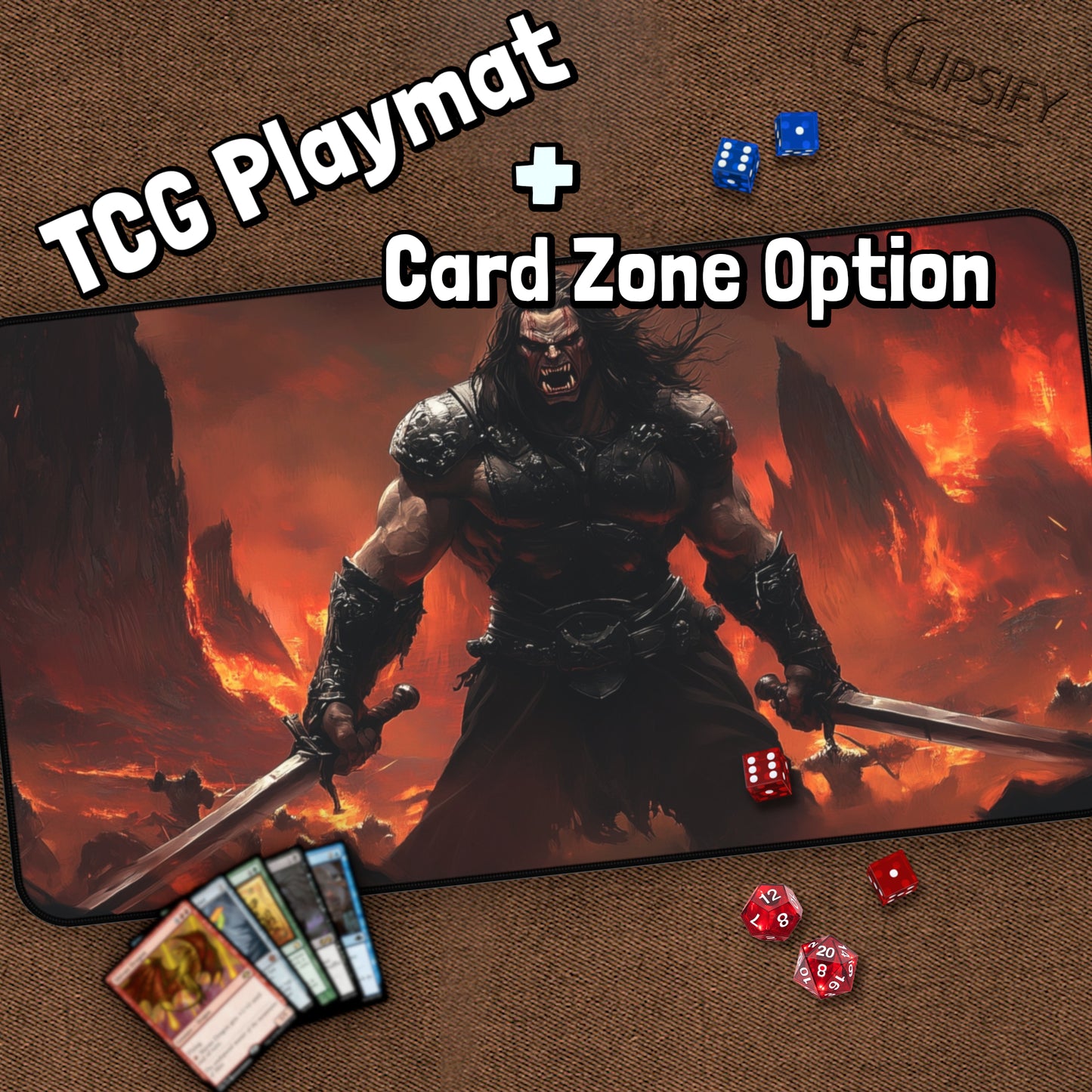 Rendfang Warlord: Orc TCG Playmat