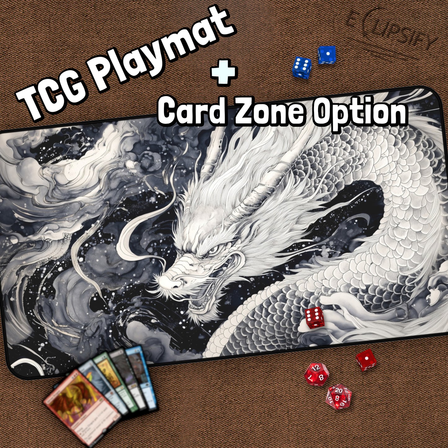 Winter Serpah: Dragon TCG Playmat