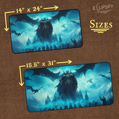 Lord Of The Frozen Realms: Lich King TCG Playmat