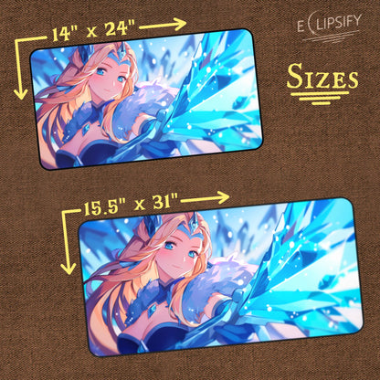 Crystal Princess: Crystal Anime Girl TCG Playmat