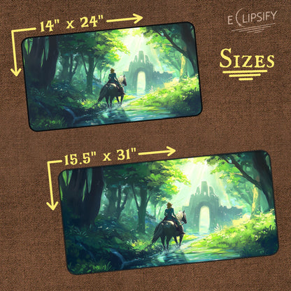 Lone Rider: Warrior And Horse TCG Playmat