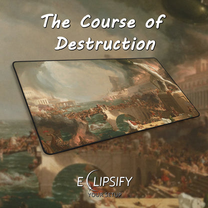 The Course of Empire Destruction: Thomas Cole Mouse Pad
