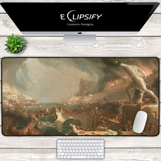 The Course of Empire Destruction: Thomas Cole Mouse Pad