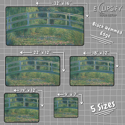 The Lily Pond: Claude Monet Mouse Pad