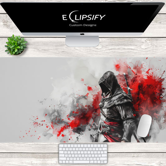 Red Blade: Assassin Gaming Mouse Pad