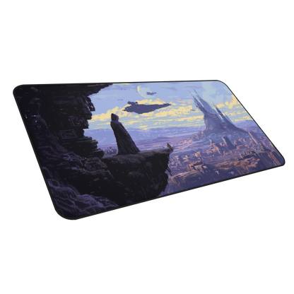 Space Wars: Pixel Art Mouse Pad