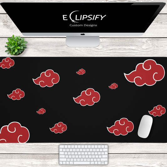 Shadow Ninjas: Red Clouds Gaming Mouse Pad