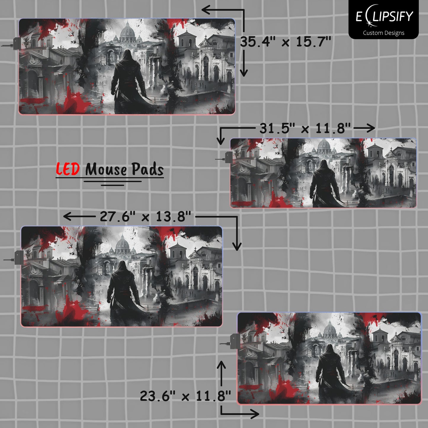 The Creed: Assassin Gaming Mouse Pad
