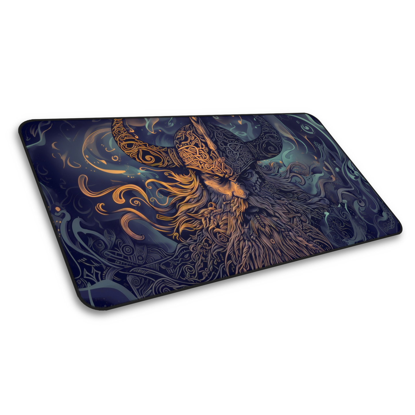 Nordic Warrior: Viking Gaming Mouse Pad