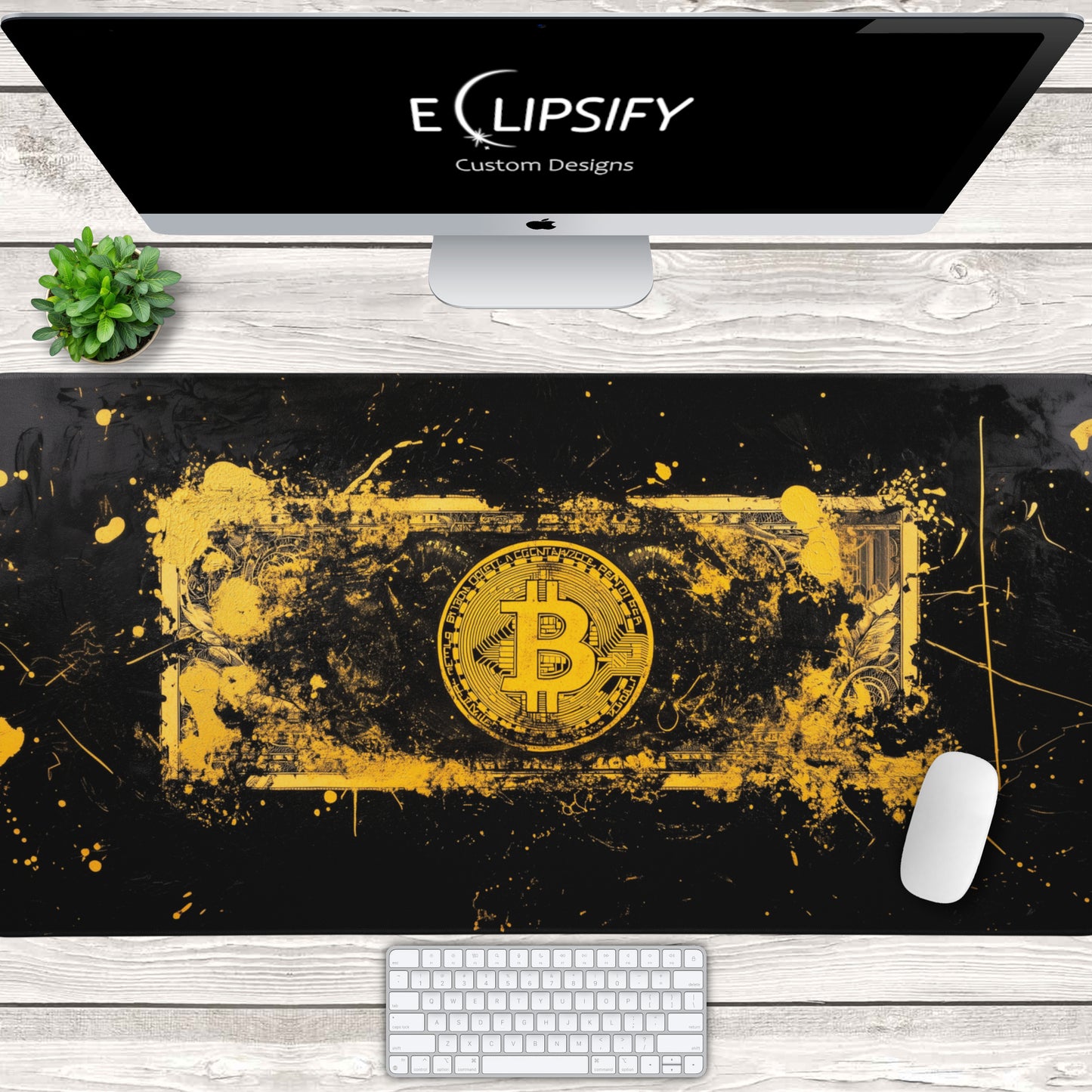 Crypto: Bitcoin Mouse Pad