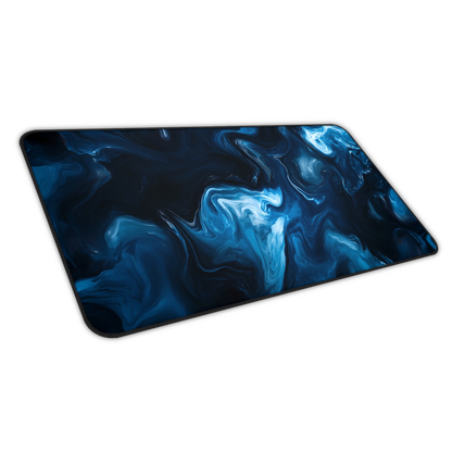 Mystic Mirage: Blue Marble Minimalist Mouse Pad