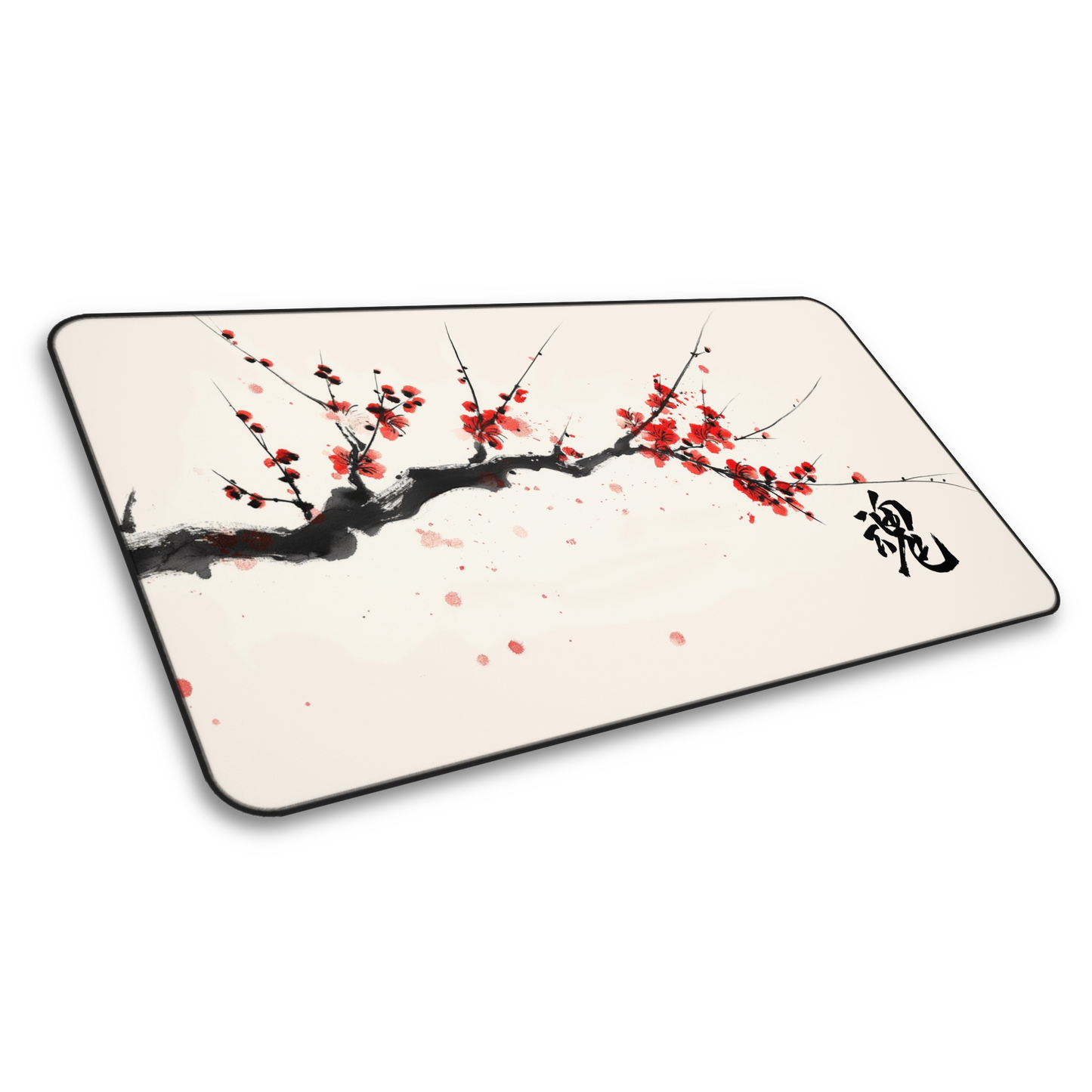 Soul Tamashii Kanji: Cherry Blossom Gaming Mouse Pad