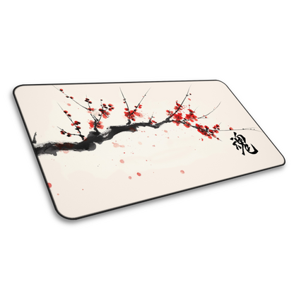 Soul Tamashii Kanji: Cherry Blossom Gaming Mouse Pad