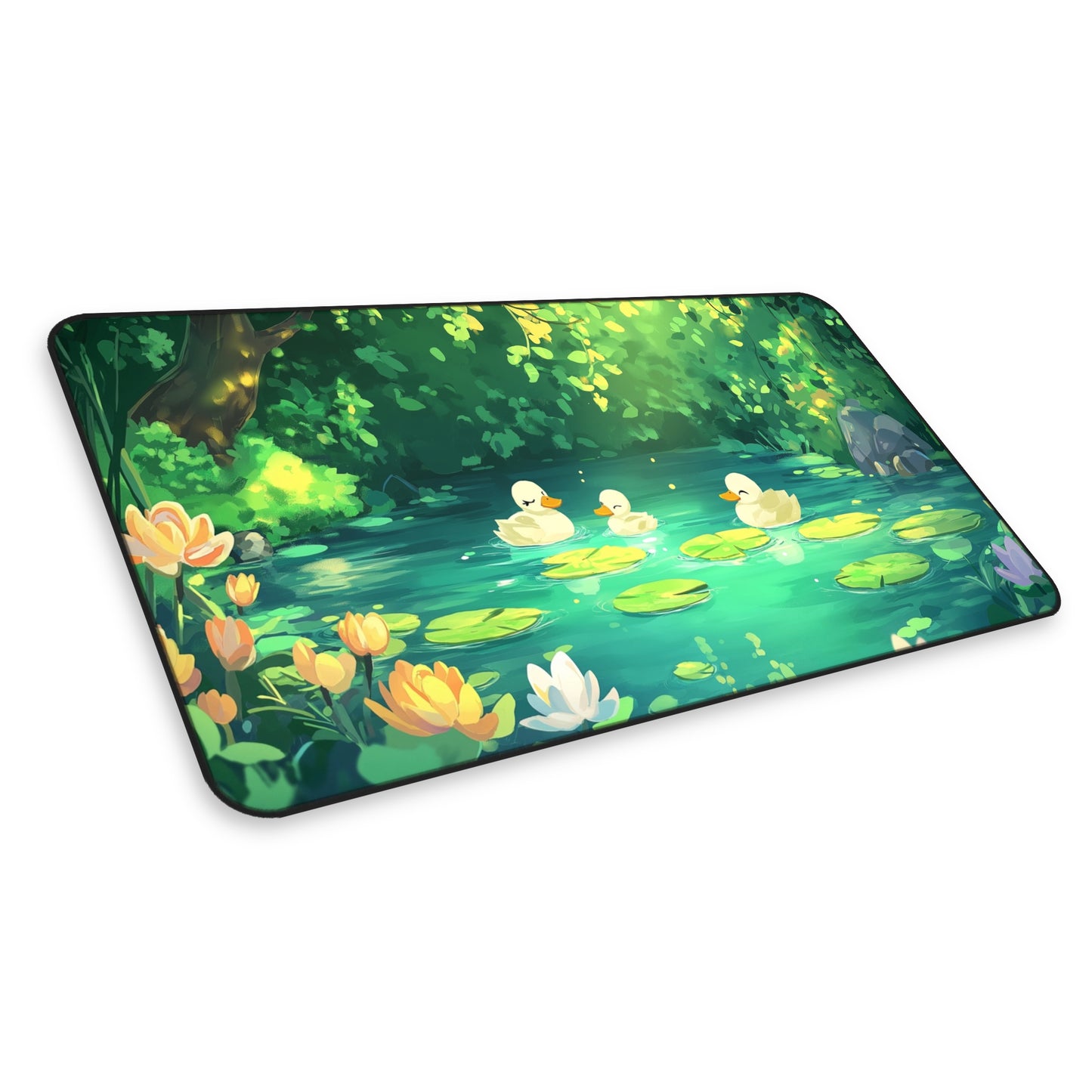 Quack Quack: Duck Pond Mouse Pad
