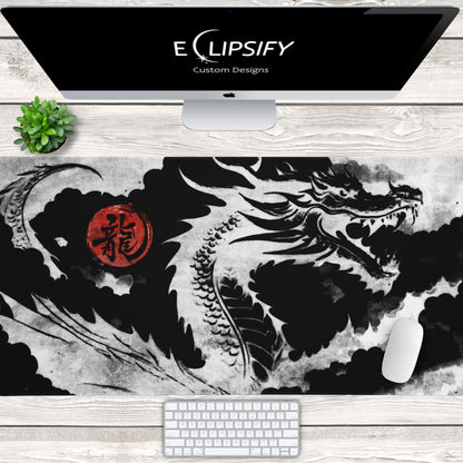 Inked Beast: Dragon Gaming Mouse Pad