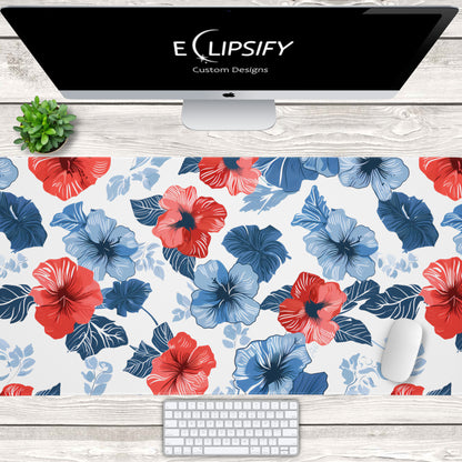 Hawaii Flowers: Floral Mouse Pad