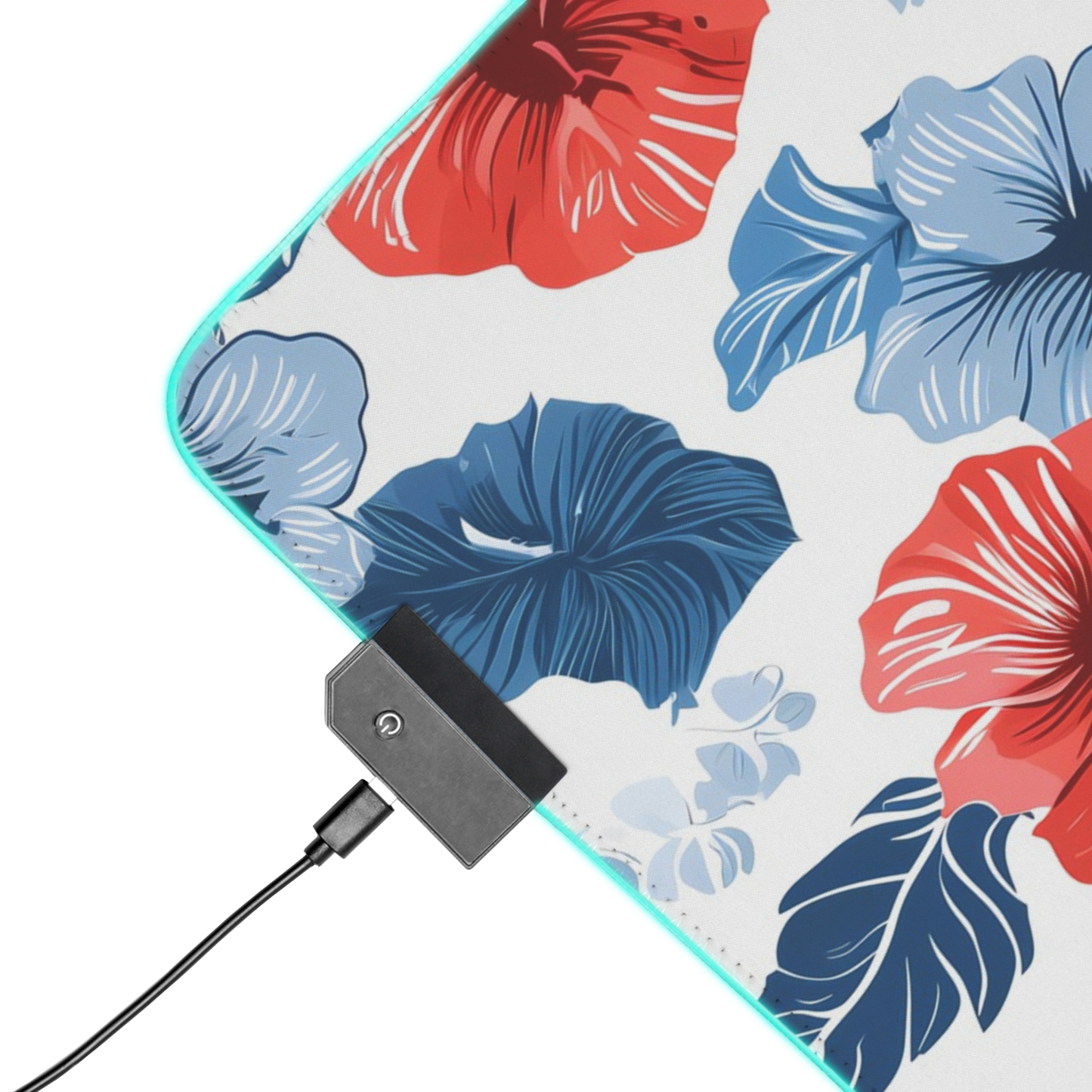 Hawaii Flowers: Floral Mouse Pad