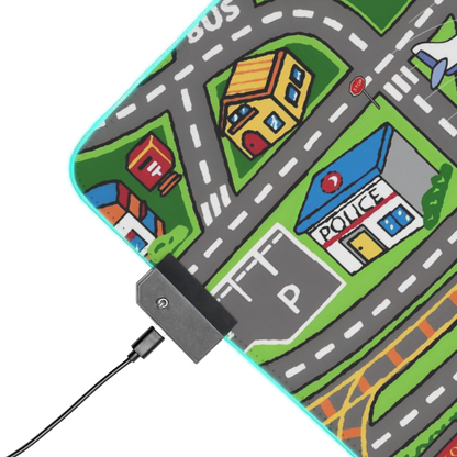 Childhood Memories: Kids Toy Road Playmat Mouse Pad