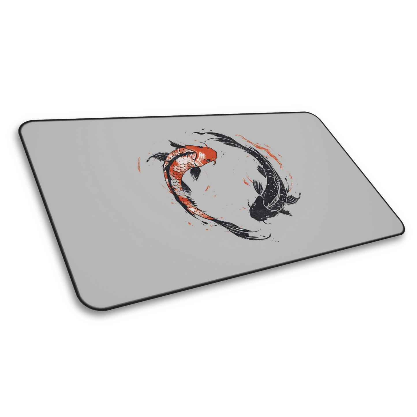 Koi Yin: Koi Fish Yin Yang Minimalist Mouse Pad