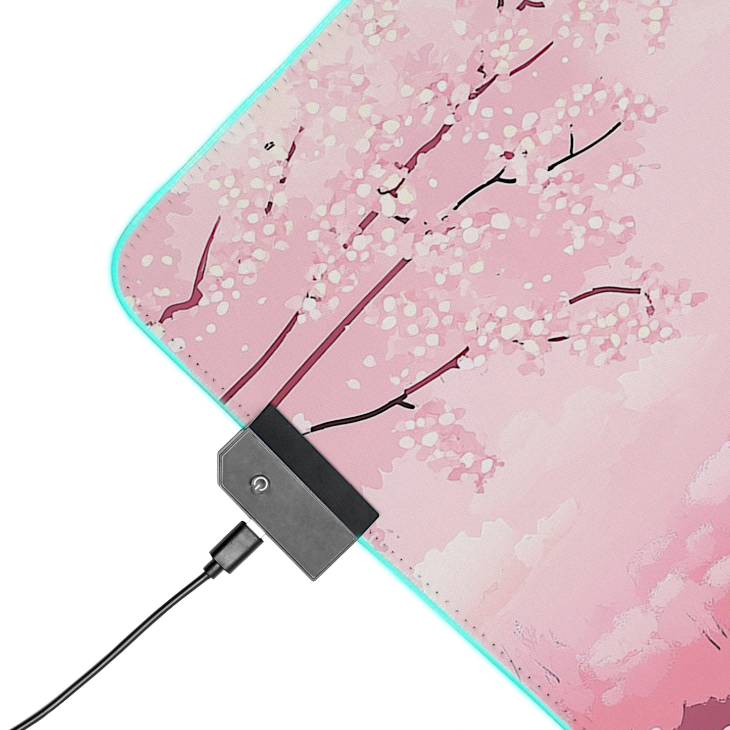 Mount Fuji: Kawaii Pink Gaming Mouse Pad