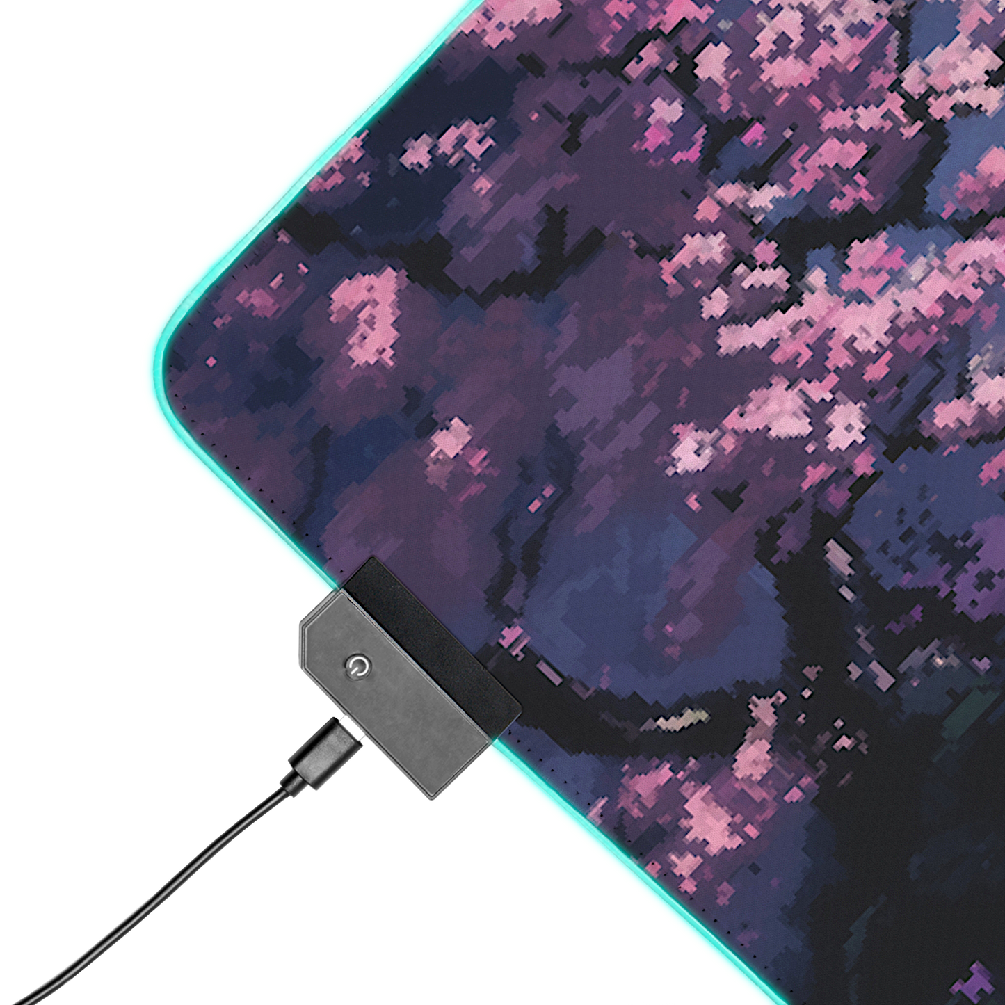 Byte Blossom: Pixel Art Mouse Pad