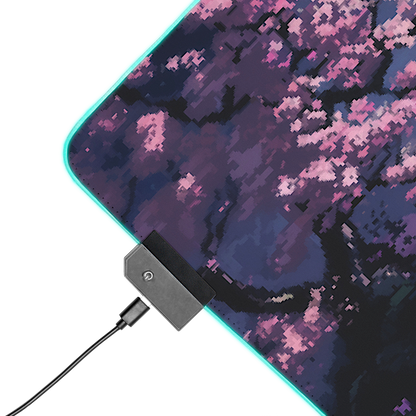 Byte Blossom: Pixel Art Mouse Pad