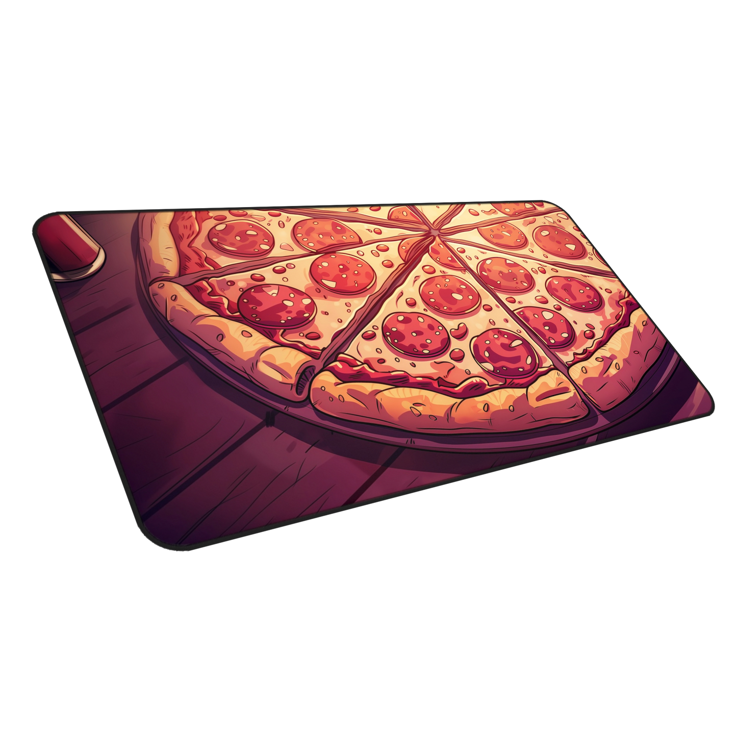 Gourmet Pie: Pizza Lover Gaming Mouse Pad