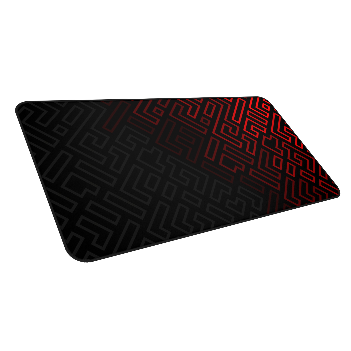 Minimalist Matrix: Red Abstract Pattern Mouse Pad